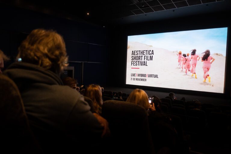 audience watching Aesthetica Film Festival launch