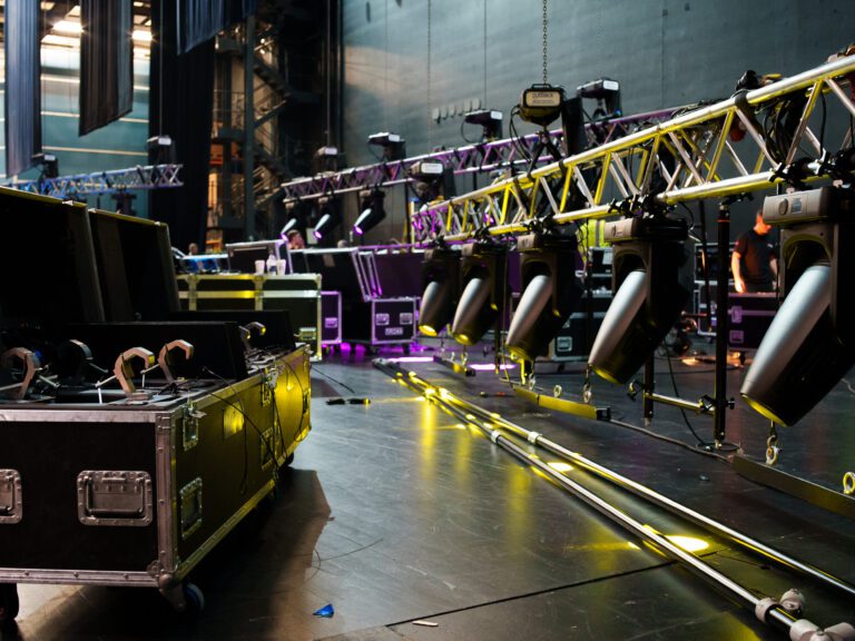 Large image of equipment used backstage