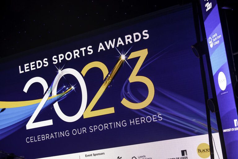 Leeds Sports Awards 2023 banners